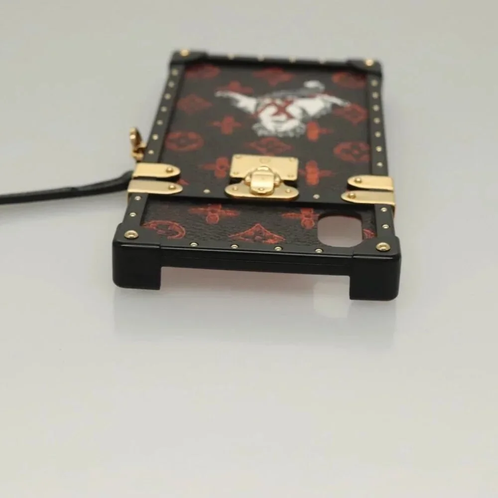 LOUIS VUITTON Transformed Cat Eye Trunk iPhone XS Case Black
